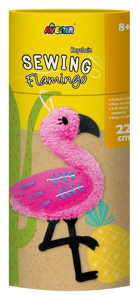 Avenir -  Sewing - Key Chain - Flamingo