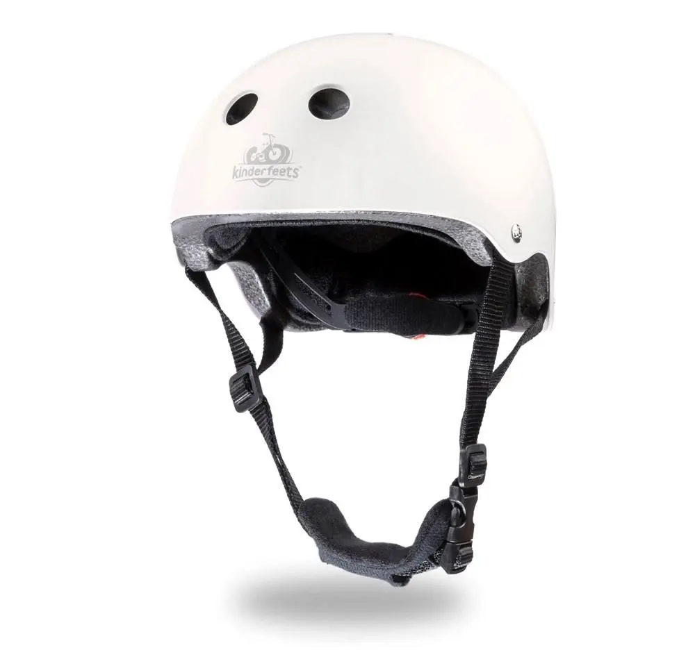 Kinderfeets - Toddler Bike Helmet - Matte White