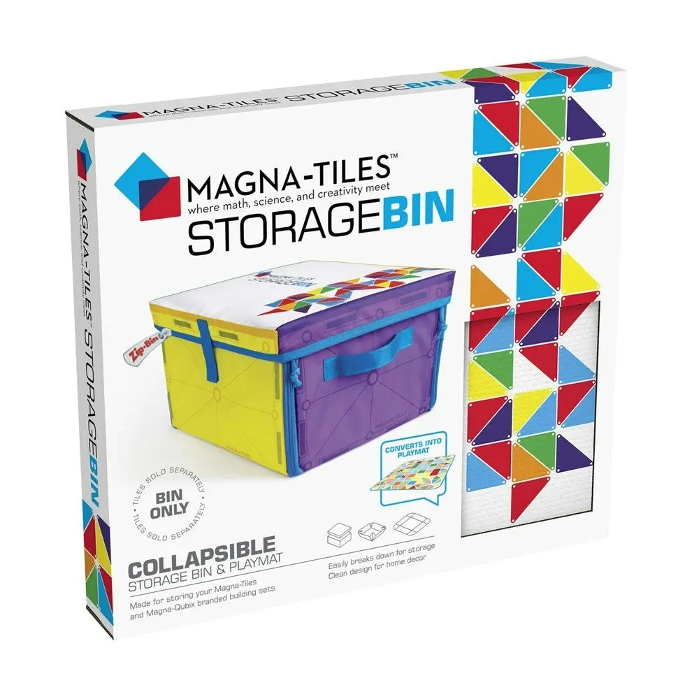 MAGNA-TILES - Storage Bin & Interactive Play Mat