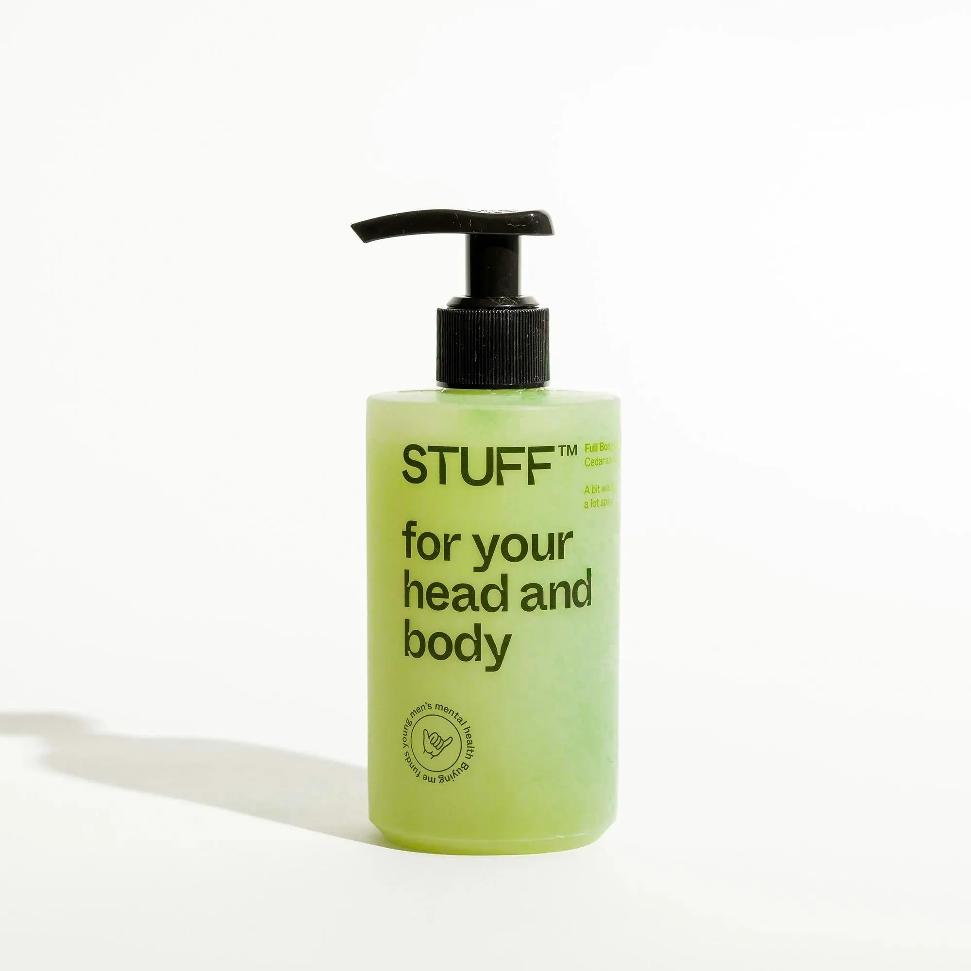 STUFF Men's Head & Body Wash Cedar & Spice 450ml