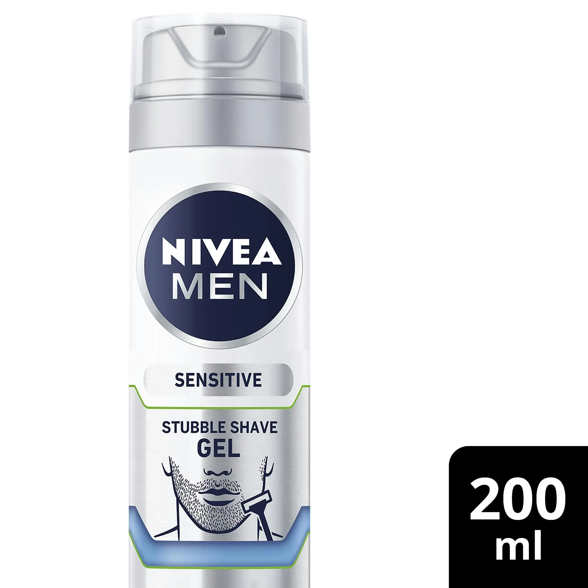 Nivea Men Shaving Gel One Stroke Sensitive 200ml