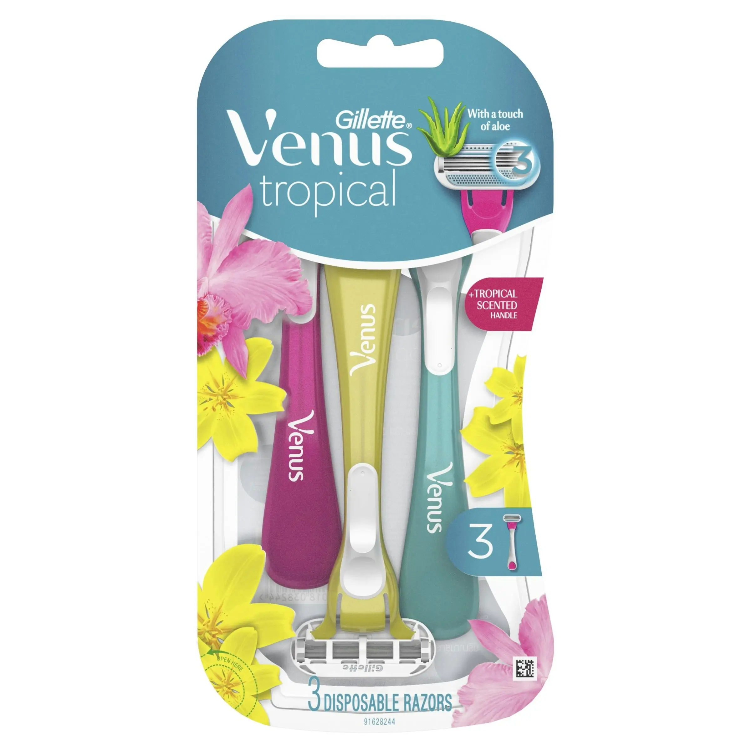 Gillette Venus Tropical Disposable Razor 3 Pack