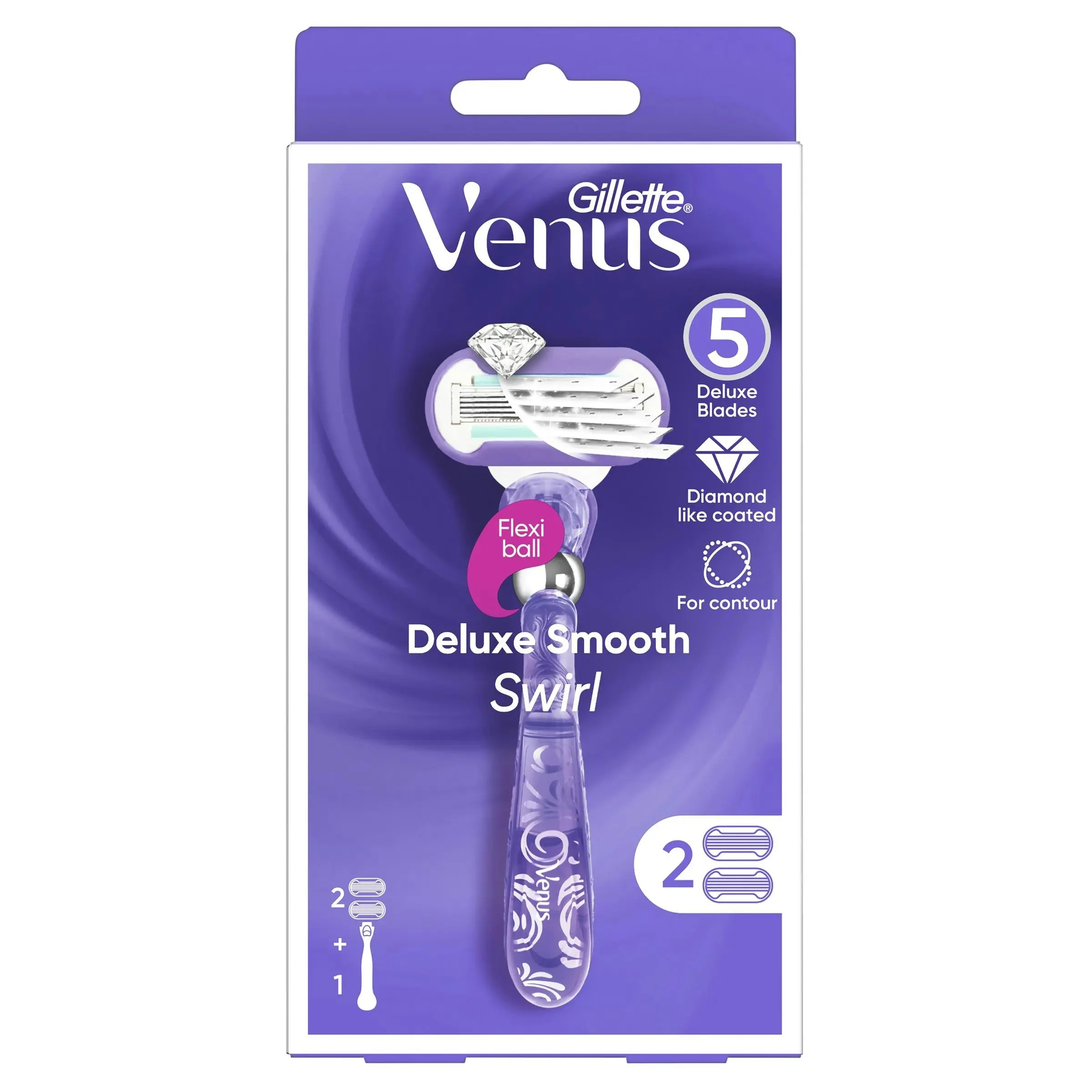 Gillette Venus Deluxe Smooth Swirl Razor