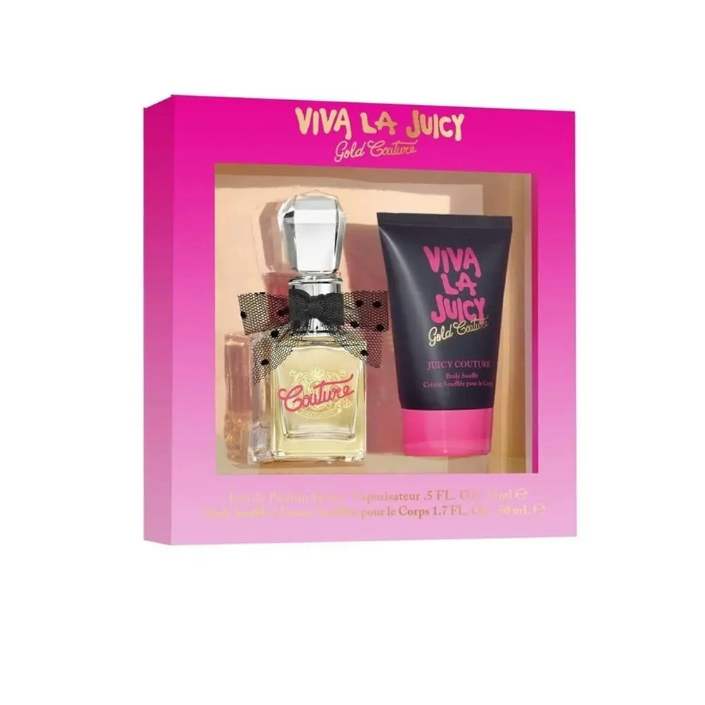 Juicy Couture Viva La Juicy Gold Couture Eau De Parfum 15ml 2 Piece Gift Set