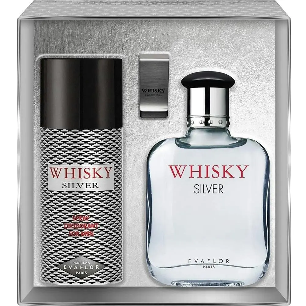 Whisky Silver 3 Piece Fragrance Gift Set