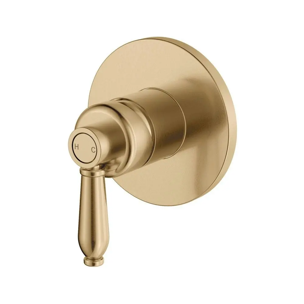 Fienza Eleanor Wall Mixer Urban Brass with Urban Brass Handle 202101UU