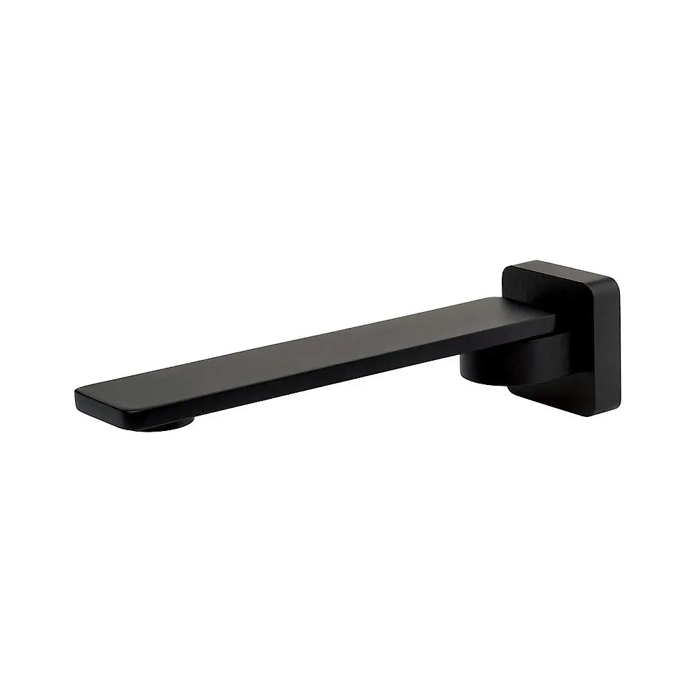 Fienza Koko Slim Swivel Bath Outlet Matte Black 218116B