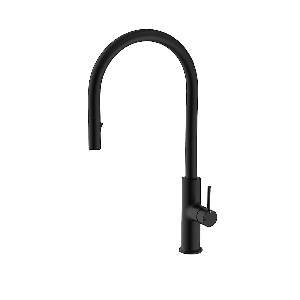 Fienza Kaya Pull Out Sink Mixer Matte Black 228108B