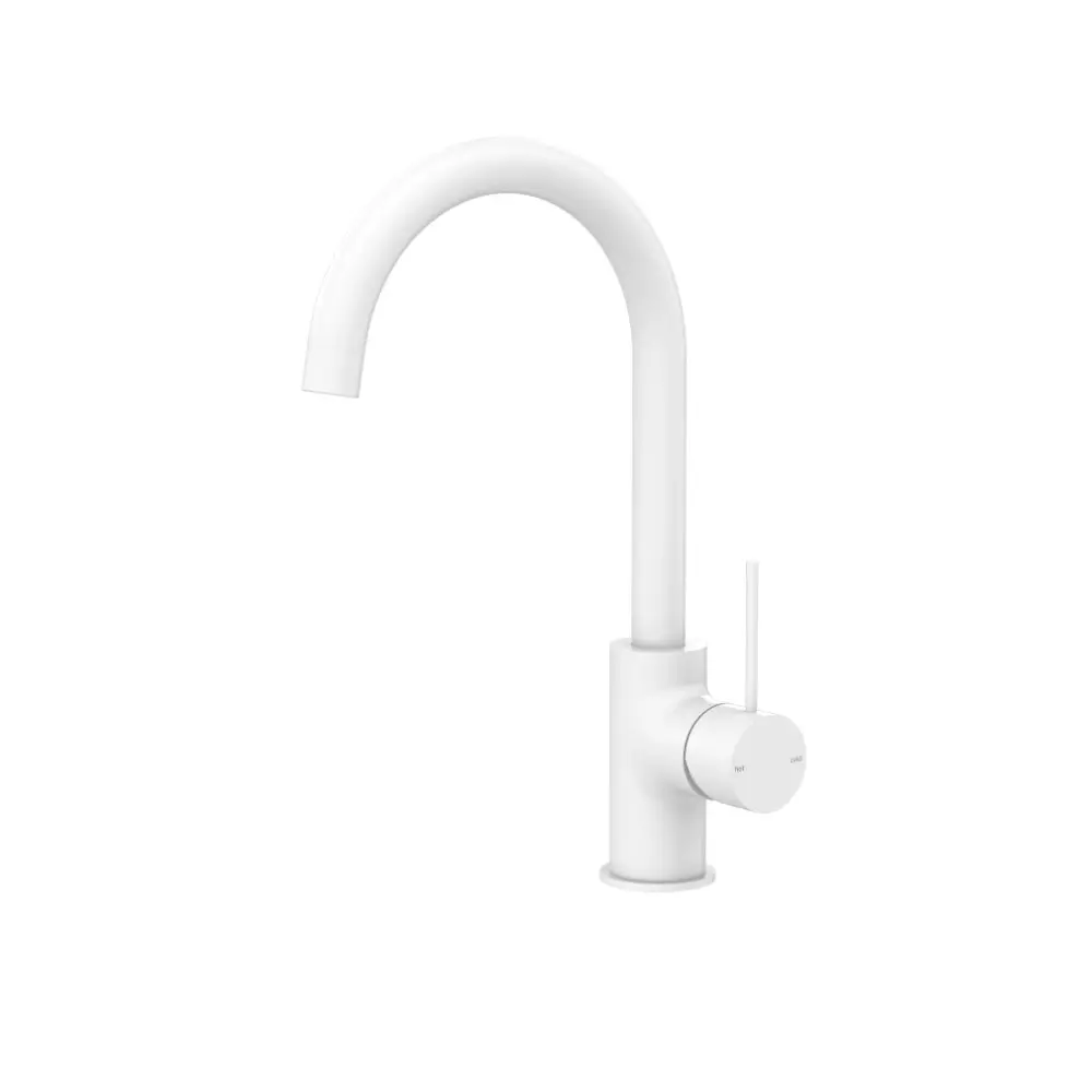 Nero Mecca Kitchen Mixer Matte White NR221907MW