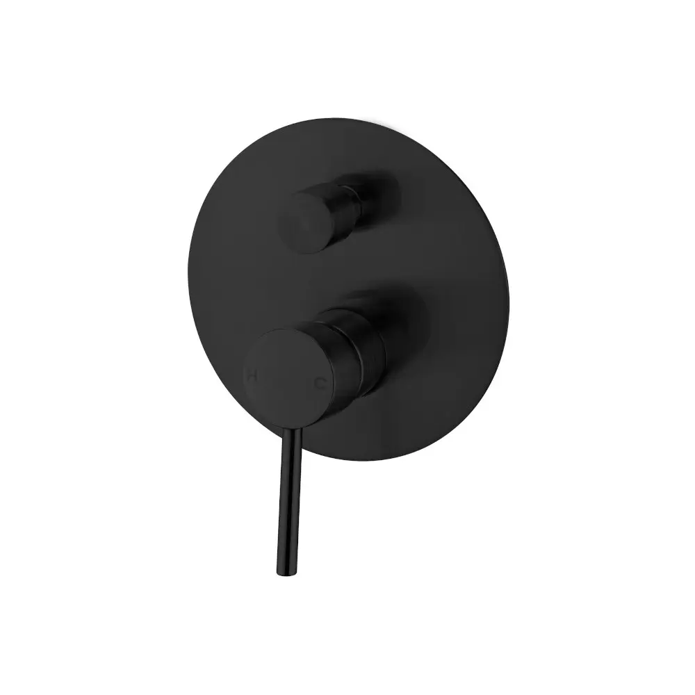 Nero Dolce Shower Mixer With Diverter Matte Black NR250809AMB