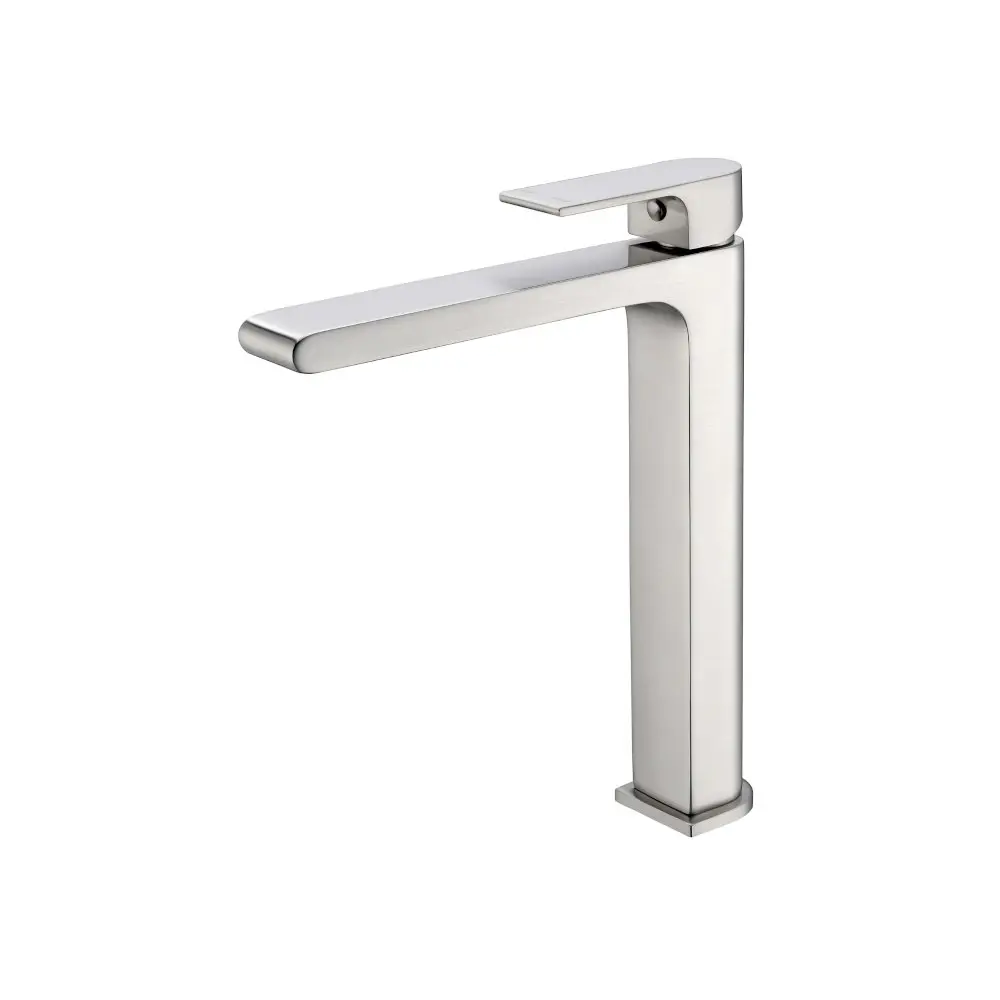 Nero Bianca Tall Basin Mixer Brushed Nickel NR321501ABN