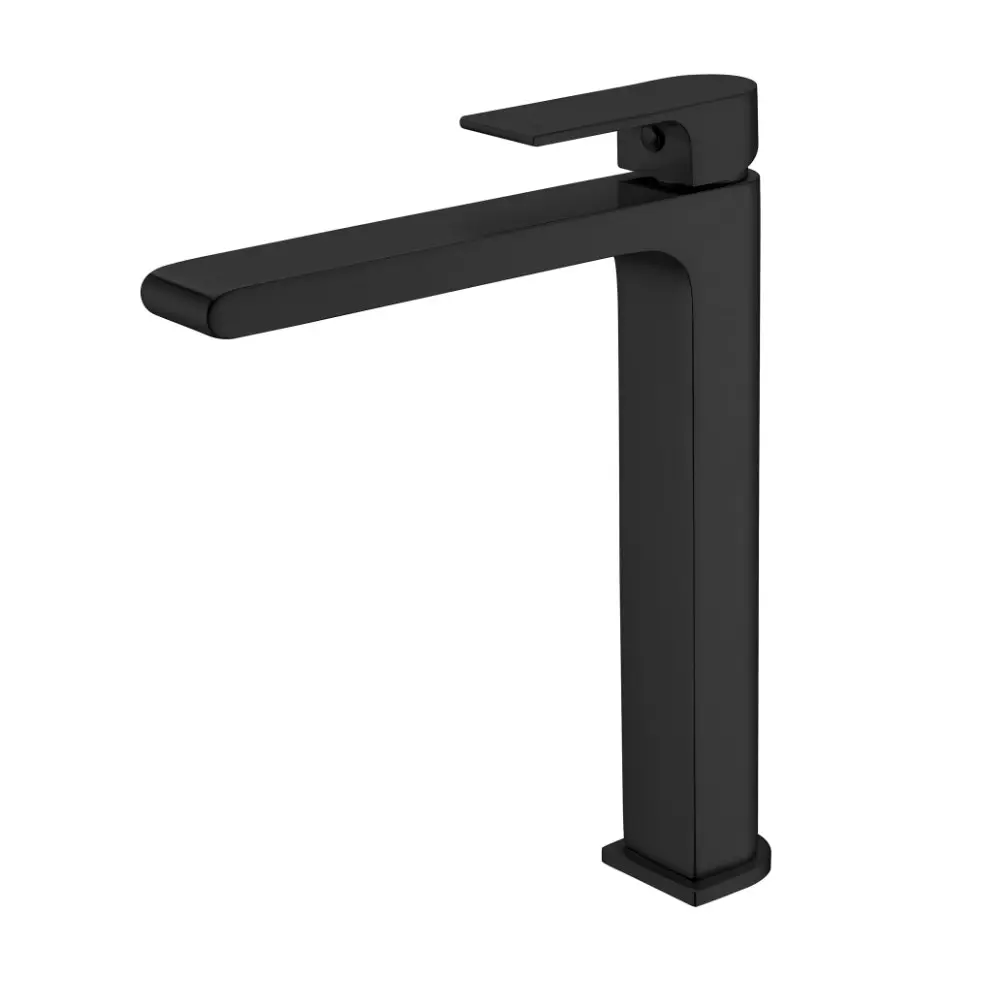 Nero Bianca Mid Tall Basin Mixer Matte Black NR321501DMB