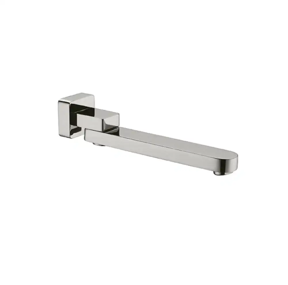 Nero Bianca Swivel Bath Spout Brushed Nickel NR207BN