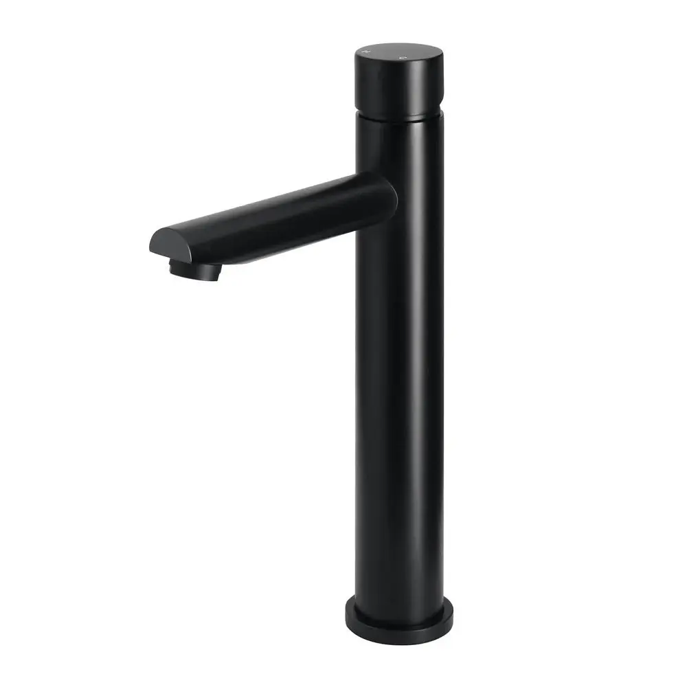 Meir Round Tall Basin Mixer Matte Black MB04PN-R2