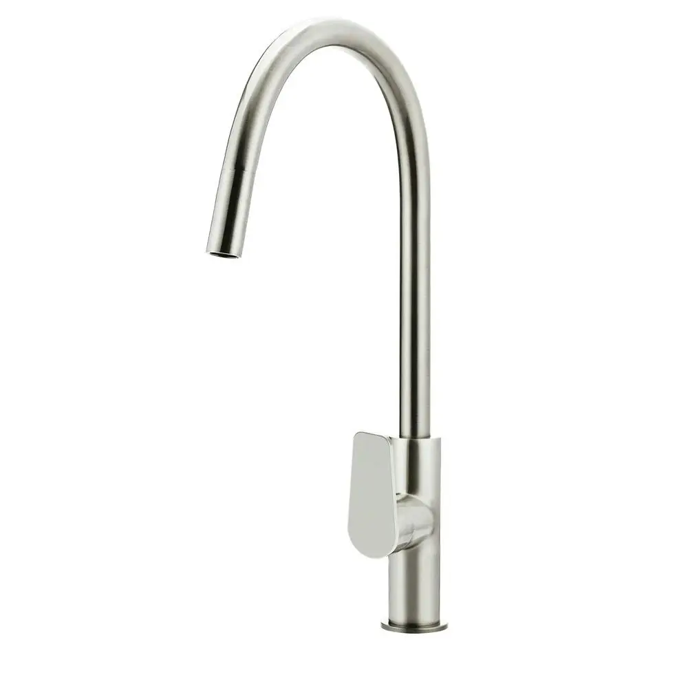 Meir Round Piccola Pull Out Kitchen Mixer Tap Brushed Nickel MK17PD-PVDBN