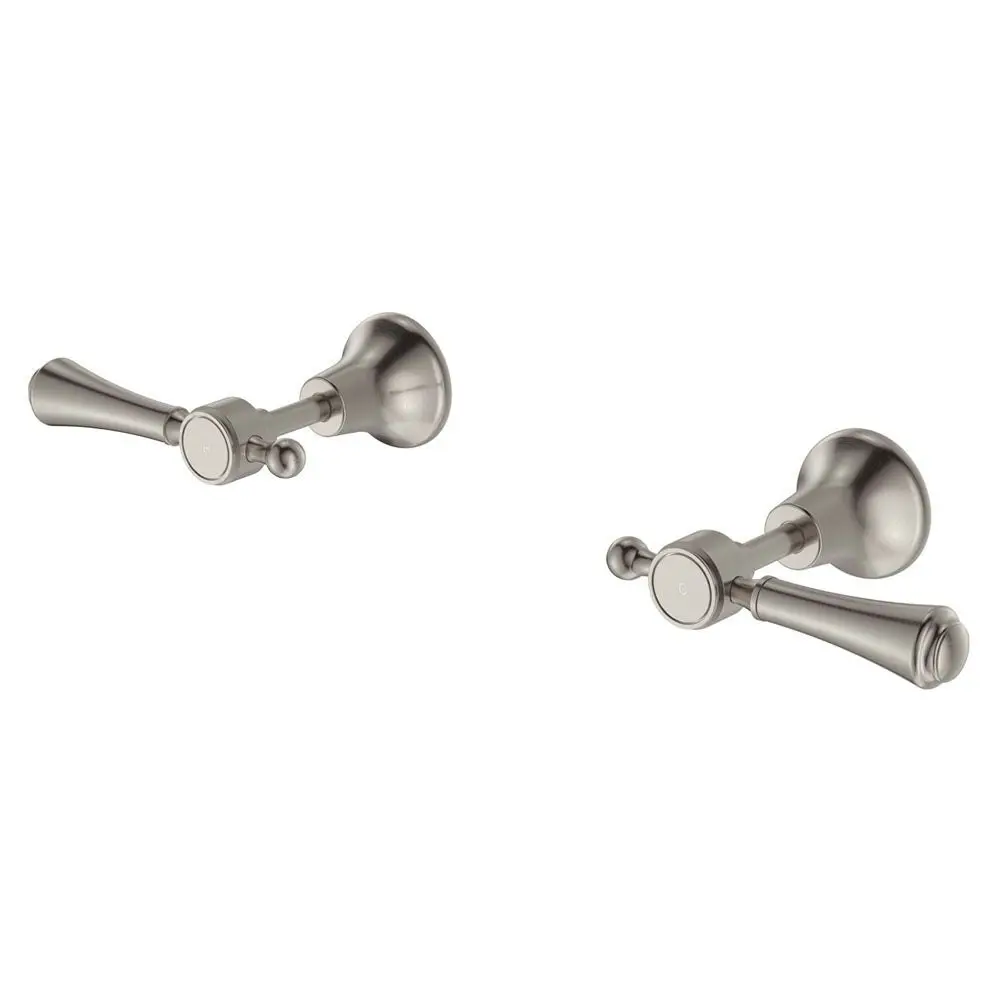 Fienza Lillian Lever Wall Top Assemblies Brushed Nickel 339104NN