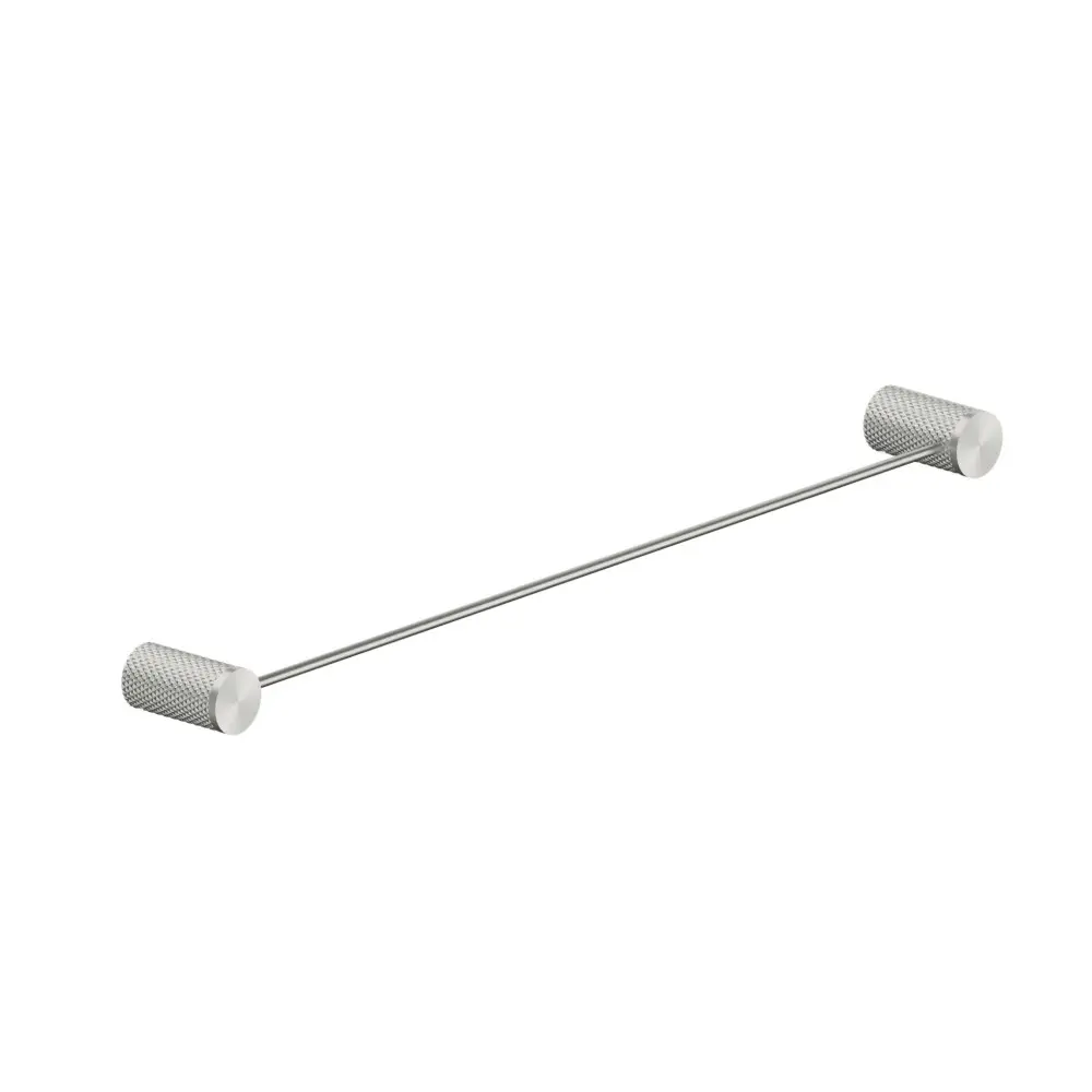 Nero Opal Single Towel Rail 600mm Brushed Nickel NR2524BN