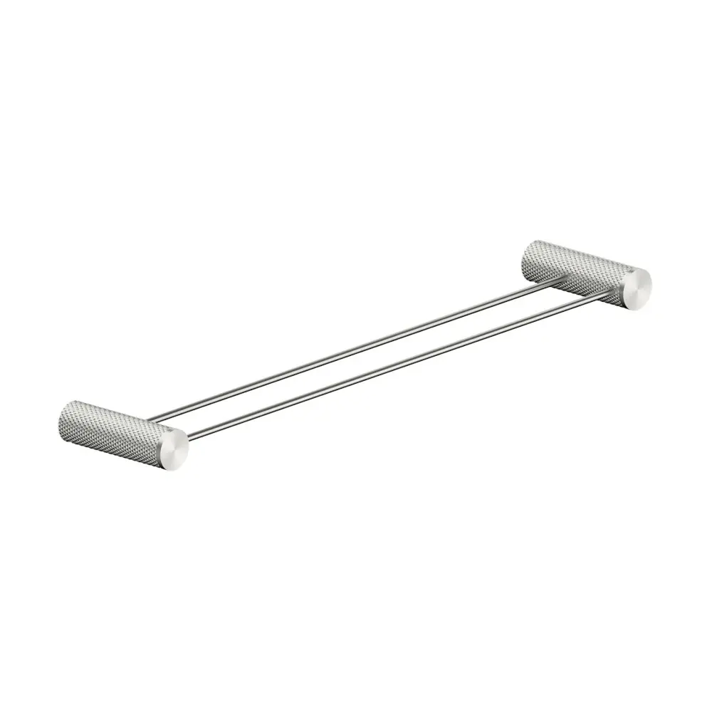 Nero Opal Double Towel Rail 600mm Brushed Nickel NR2524dBN