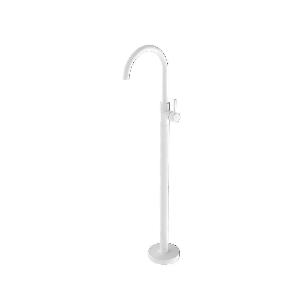 Nero Floormount Mixer Matte White NR210903a01MW