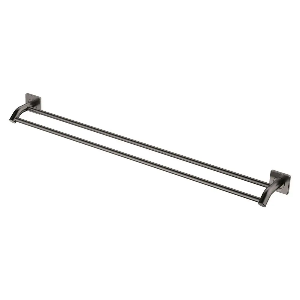 Fienza Sansa Double Towel Rail 900mm Gun Metal 83208GM