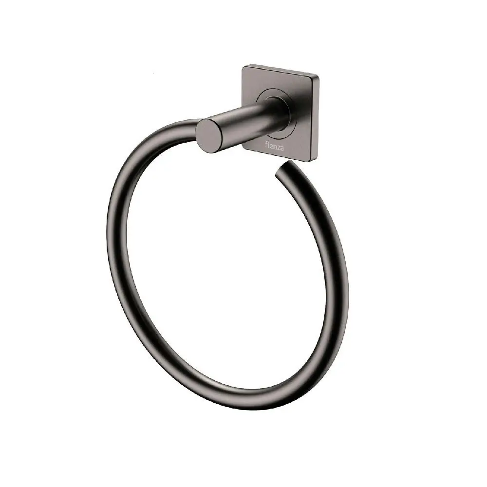 Fienza Sansa Hand Towel Ring Gun Metal 83202GM