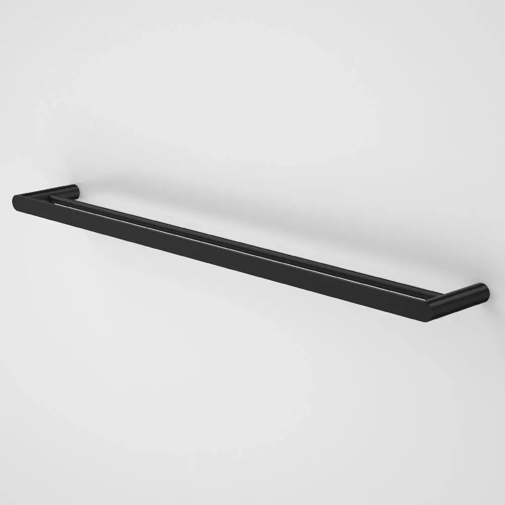 Caroma Urbane II Double Towel Rail 825mm Matte Black 99616B