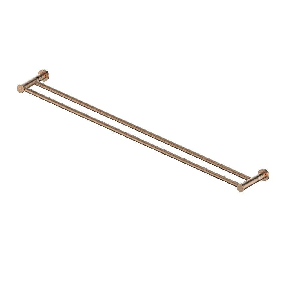 Greens Tesora Double Towel Rail Brushed Copper 213158