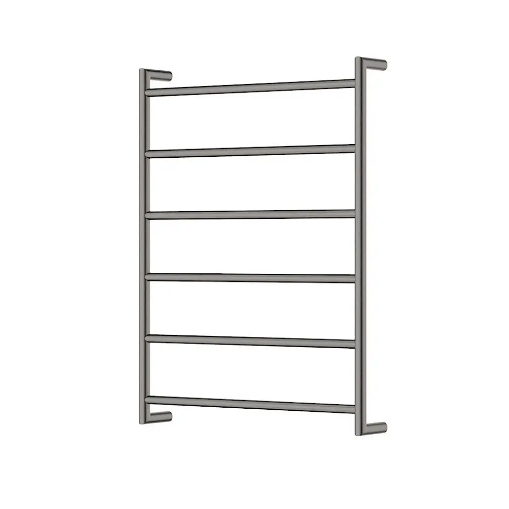 Fienza Kaya Heated Towel Ladder 600x800mm 6 Bars Gun Metal 8286080GM