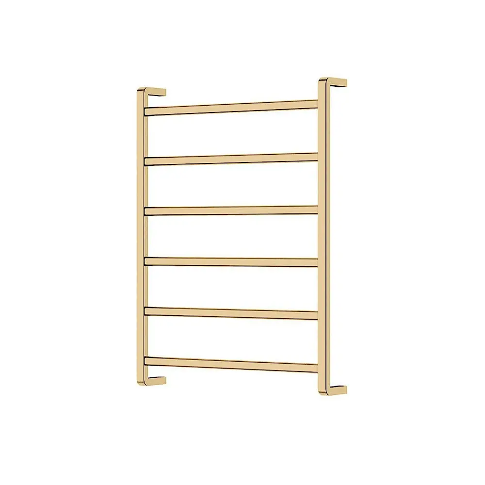 Fienza Koko Heated Towel Ladder 600x800mm 6 Bars Urban Brass 8906080UB