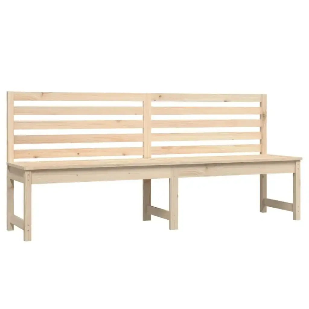 Garden Bench 201.5 cm Solid Wood Pine 824046