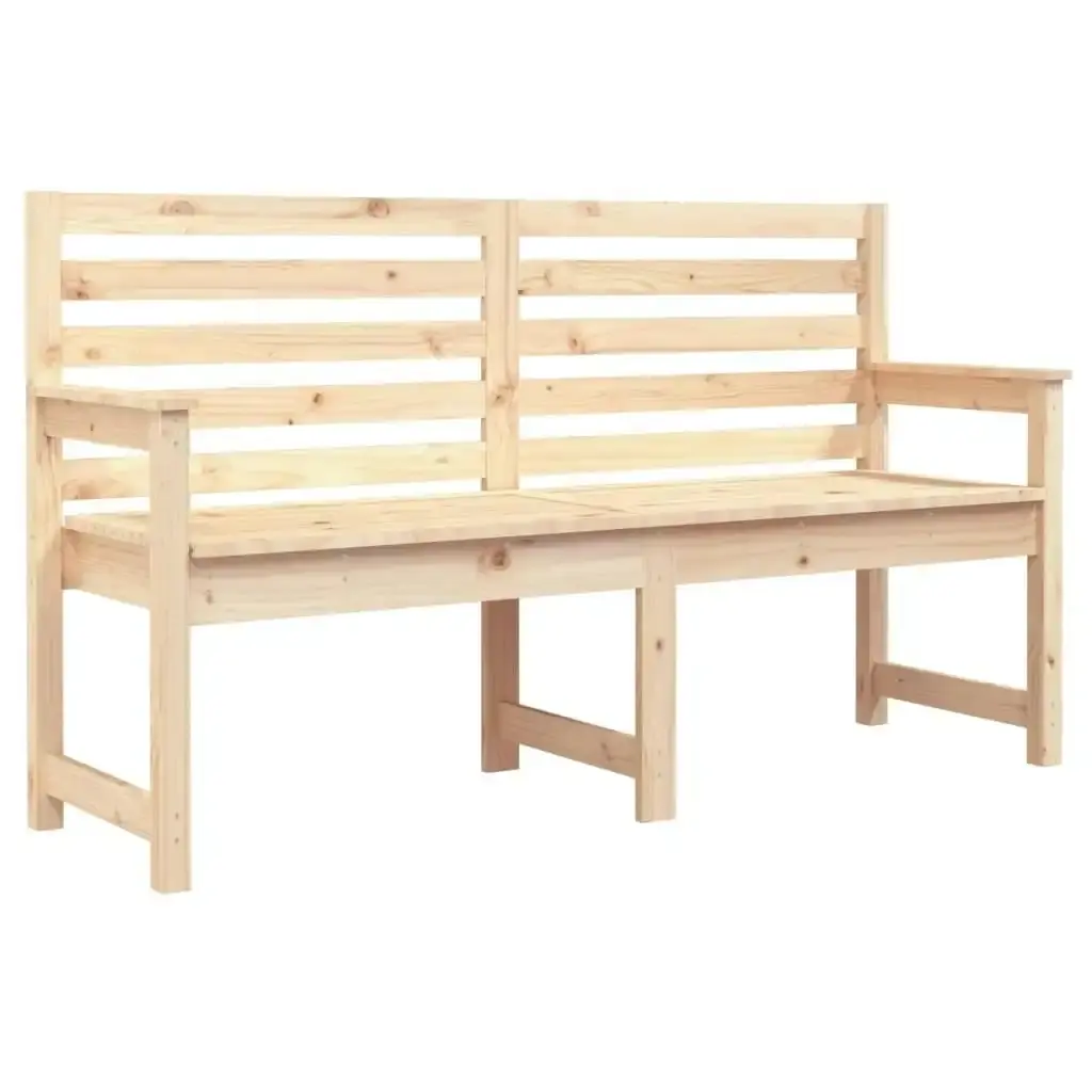 Garden Bench 159.5x48x91.5 cm Solid Wood Pine 824067