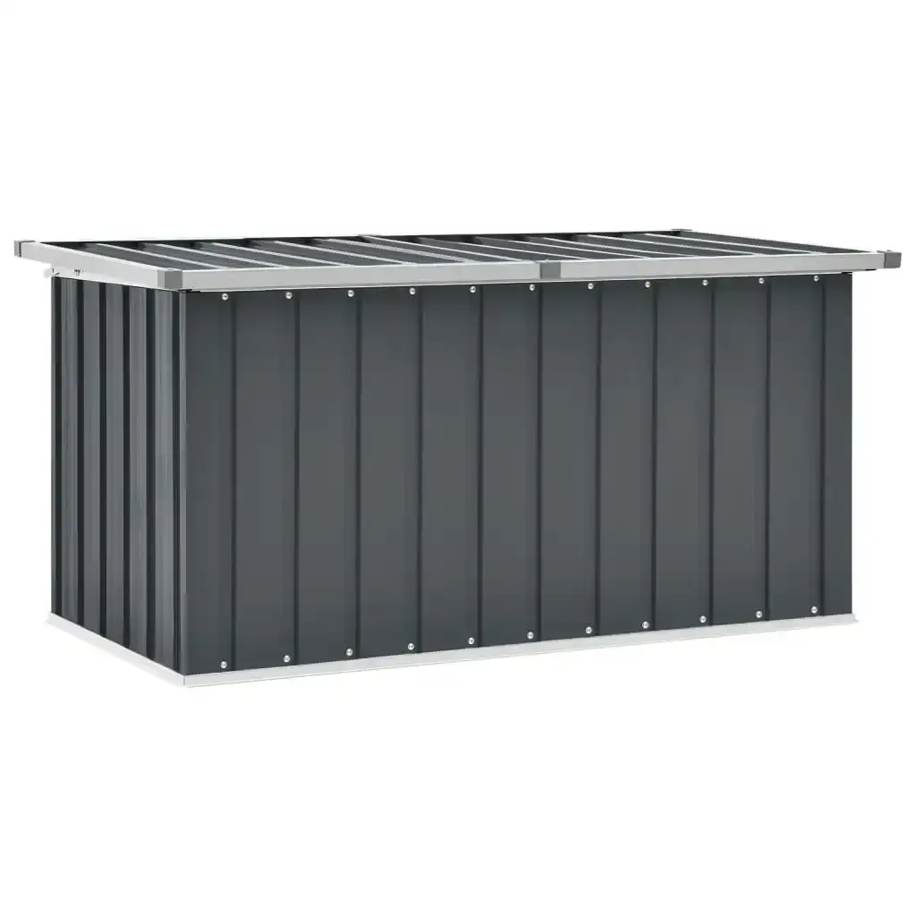 Garden Storage Box Grey 129x67x65 cm 46262