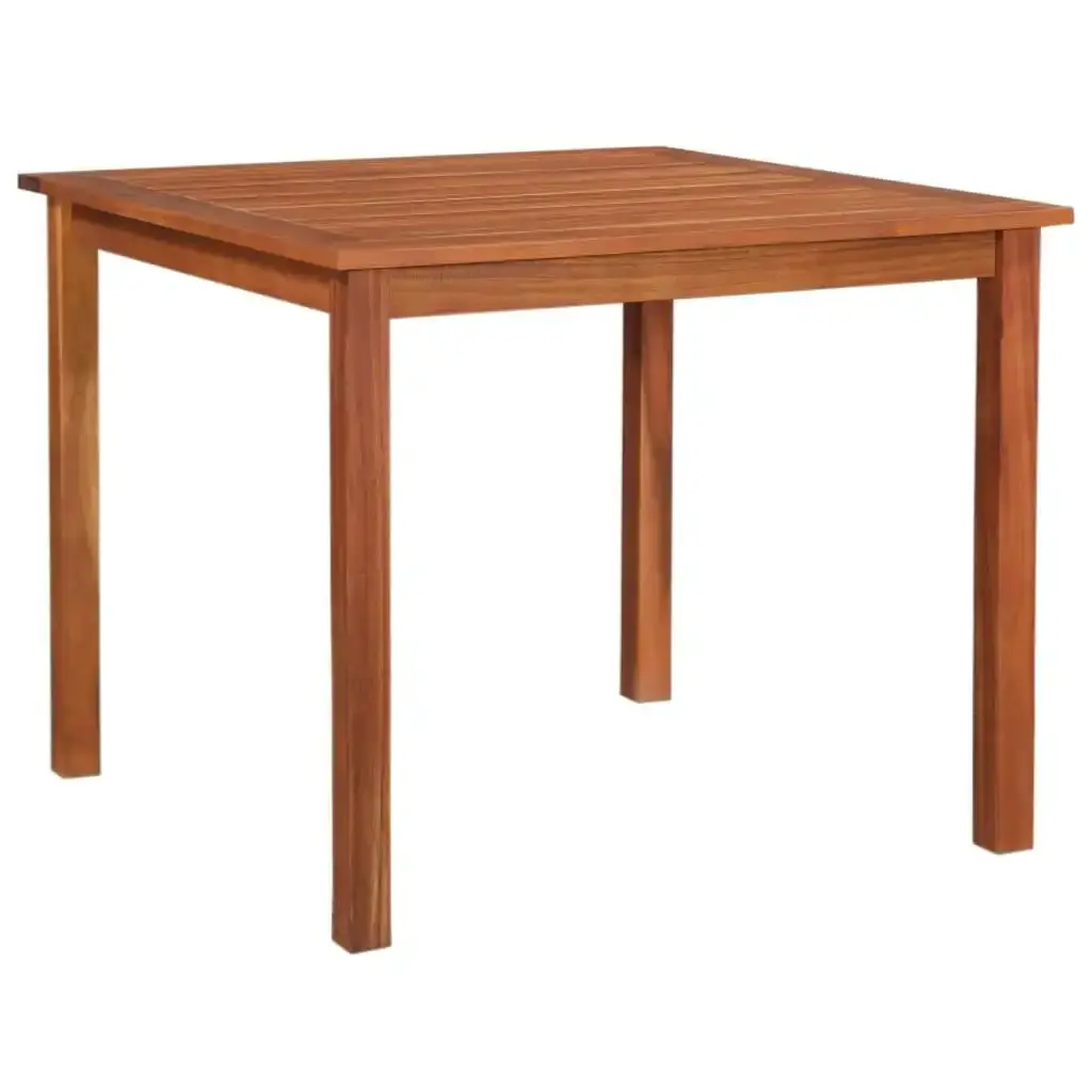 Garden Table 85x85x74 cm Solid Acacia Wood 48606