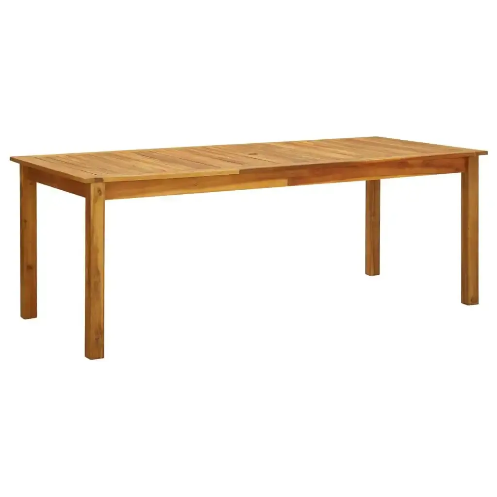 Garden Table 200x90x74 cm Solid Acacia Wood 42619