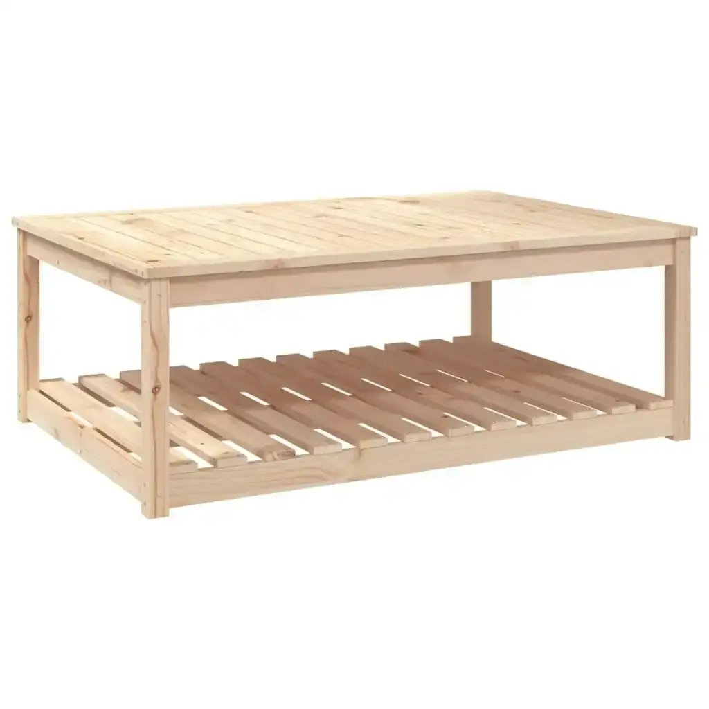 Garden Table 121x82.5x45 cm Solid Wood Pine 824148