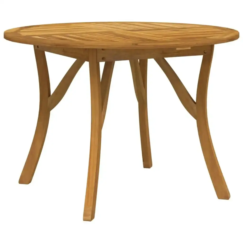 Garden Table Ã˜ 110 cm Solid Wood Acacia 363303