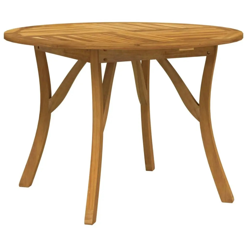 Garden Table ?110 cm Solid Wood Acacia 363303