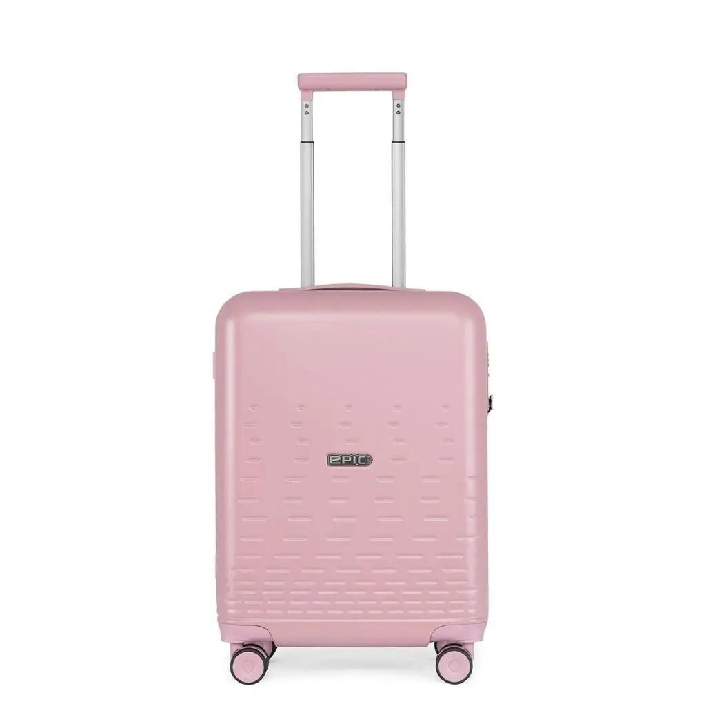 Epic Spin 55cm Carry On Lightweight Suitcase - Pink