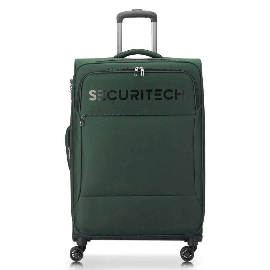 Securitech By Delsey Vanguard 76cm Large Exp Softsided Luggage - Green