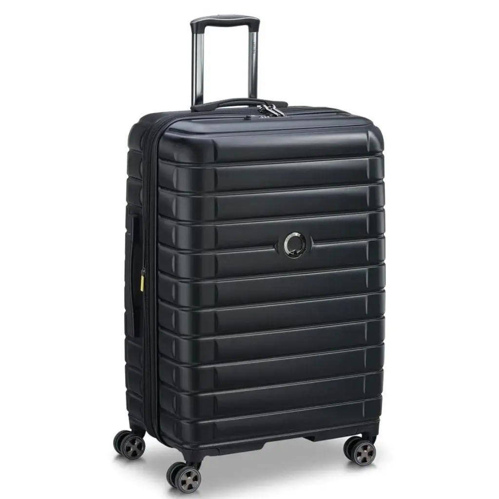 DELSEY Shadow 75cm Expandable Large Luggage - Black