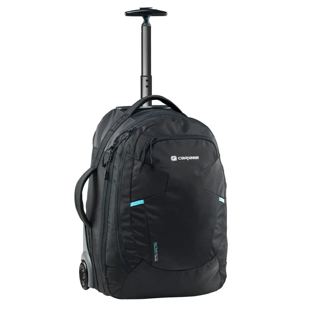 Caribee Stratos Hybrid 42L Wheel Aboard Backpack - Black