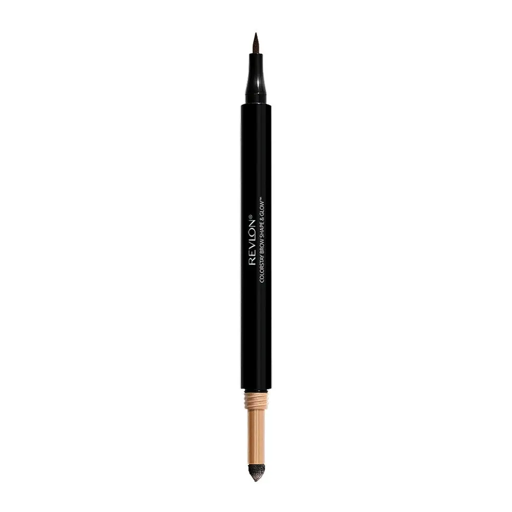 Revlon Colorstay Brow Shape & Glow Brow Marker 0.6ml & Highlighter 0.23g 285 Grey Brown