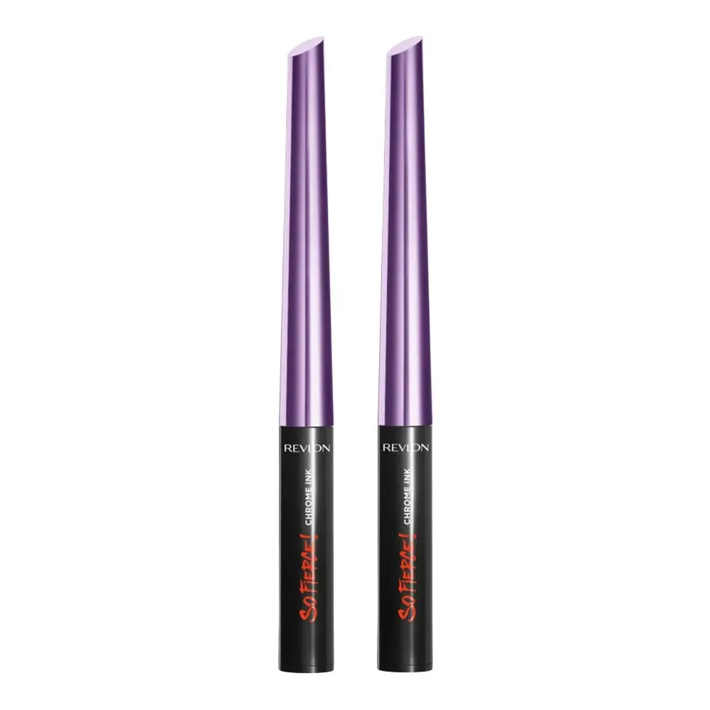 Revlon So Fierce! Chrome Ink Liquid Liner 0.9g 904 Ultraviolet Foil - 2 Pack