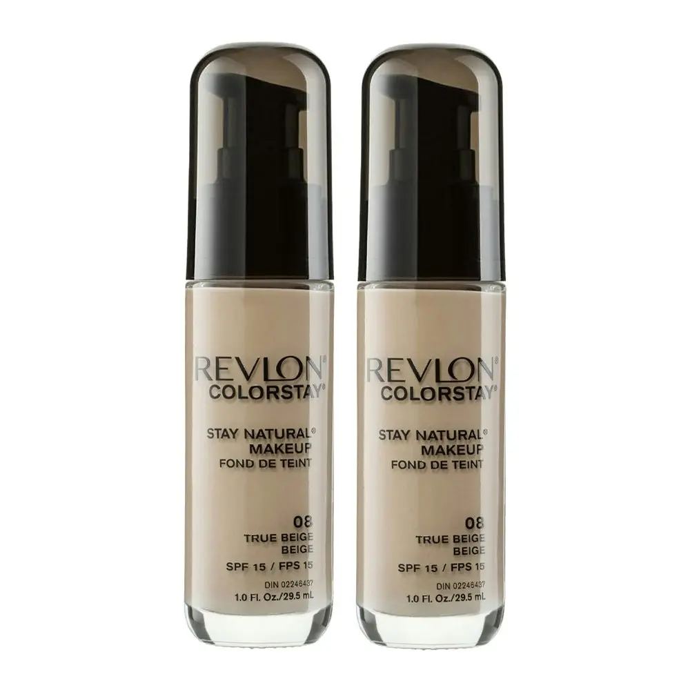 Revlon Colorstay Stay Natural Makeup 29.5ml 08 True Beige - 2 Pack