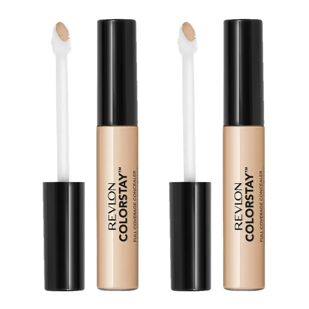 Revlon Colorstay Full Coverage Concealer 6.2ml 025 Creme Brulee - 2 Pack