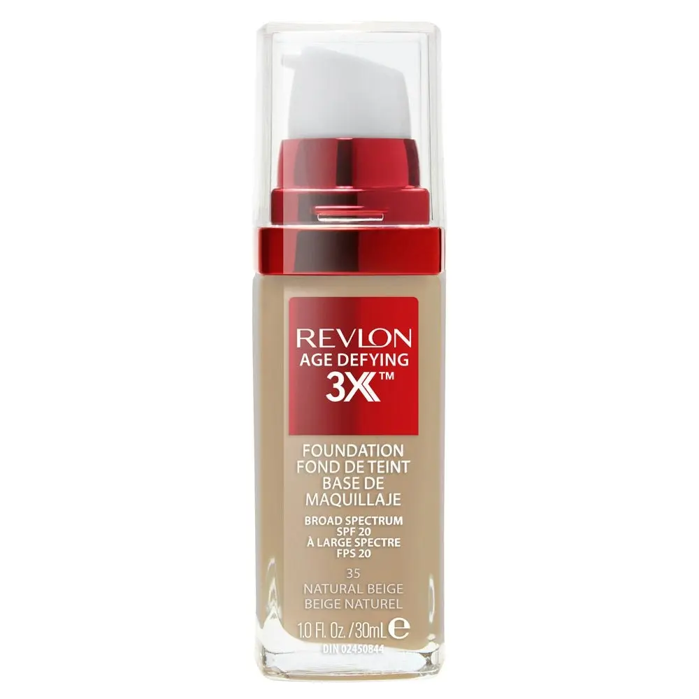 Revlon Age Defying 3x Foundation 30ml 35 Natural Beige