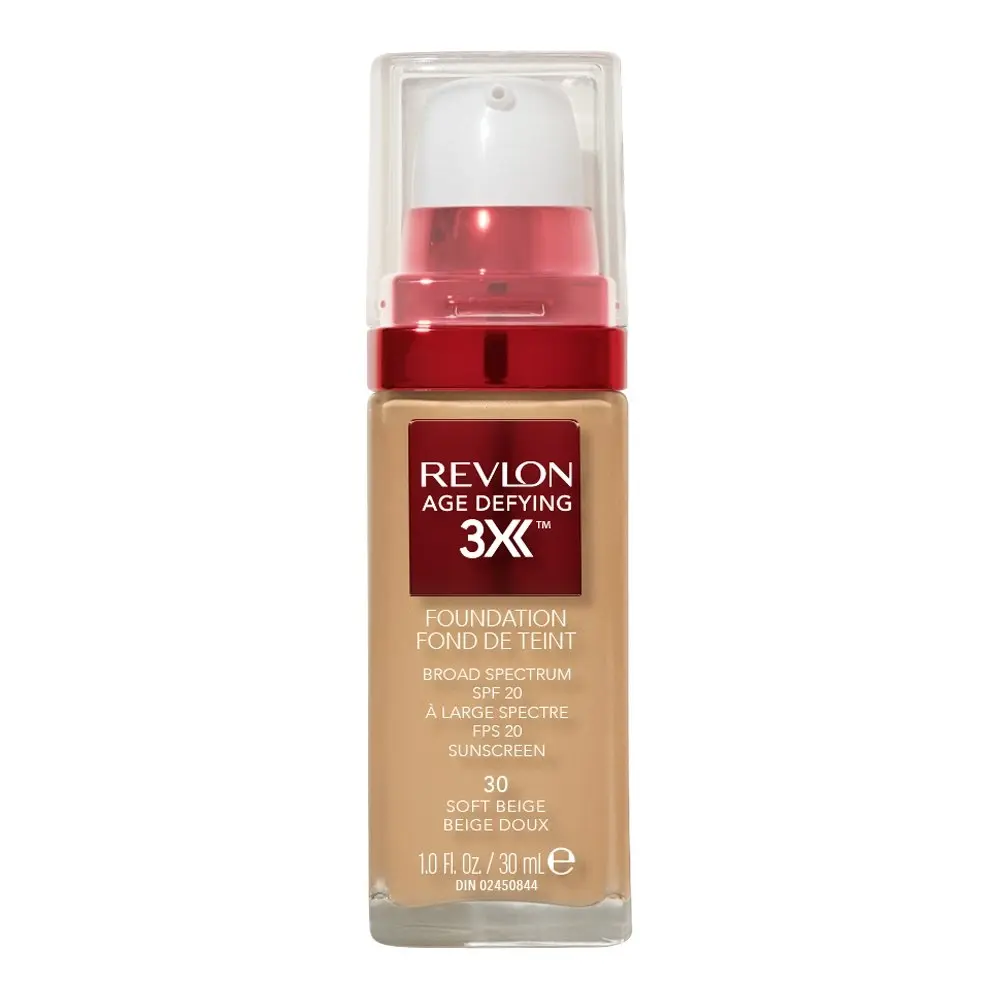 Revlon Age Defying 3x Foundation 30ml 30 Soft Beige