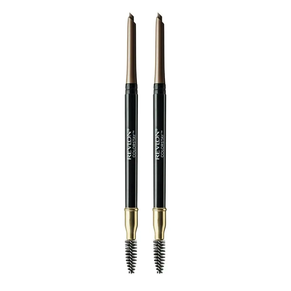 Revlon Colorstay Brow Pencil 0.35g 210 Soft Brown - 2 Pack