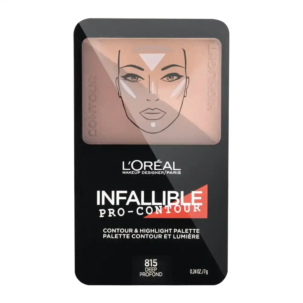 L'Oreal Paris L'Oreal Infallible Pro-contour Contour & Highlight Palette 7g 815 Deep