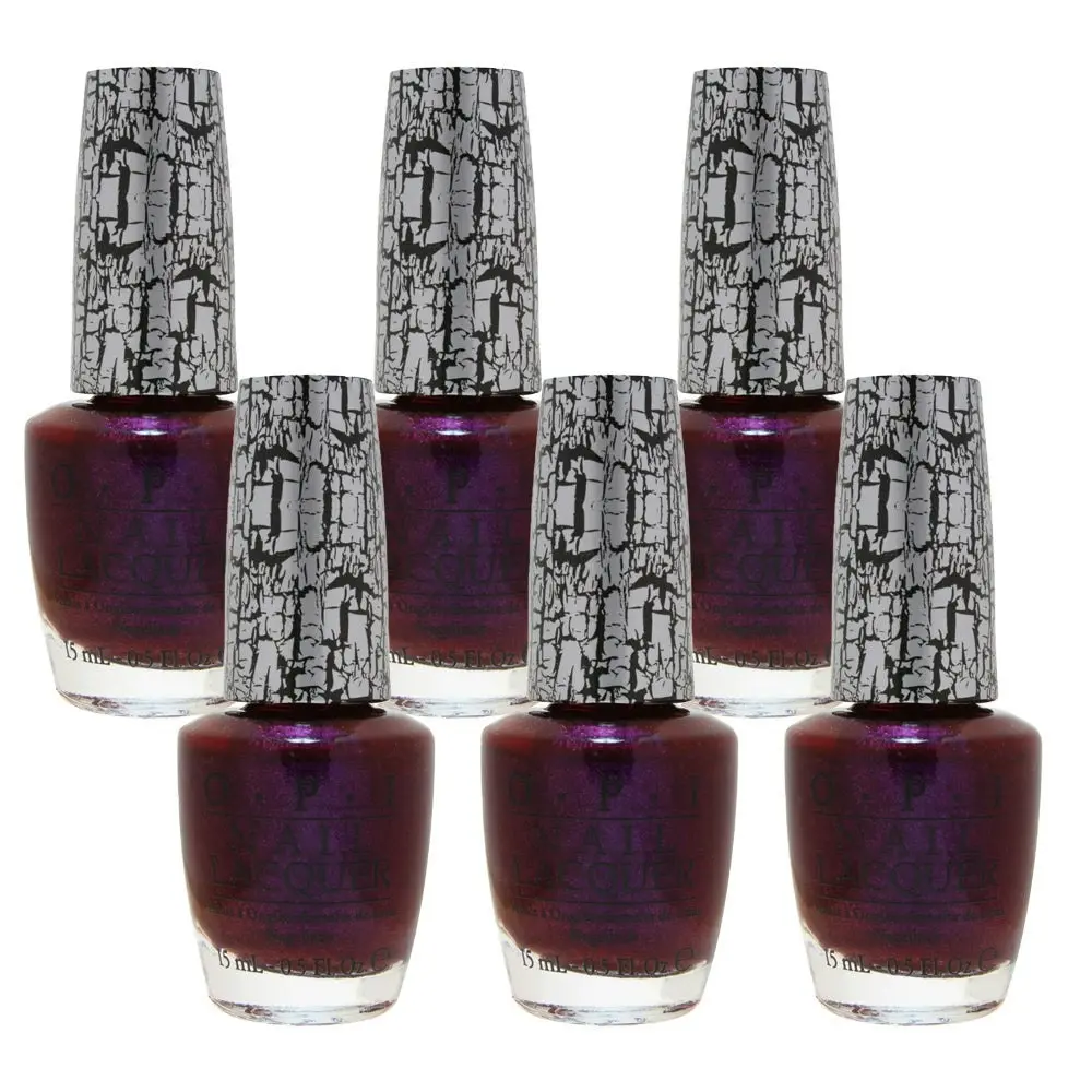 OPI Nail Lacquer 15ml N18 Super Bass Shatter - 6 Pack